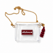 The Perfect Clear Gold Chain Gameday Bag + Exclusive Patch