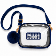 OKC Thunder Clear Bag with Exclusive Gingham Patch - PREORDER SHIPS APPROX 10/23