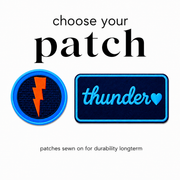 BUILD YOU OWN UNIQUE CUSTOM GAMEDAY CLEAR BAG WITH BOLT PATCH