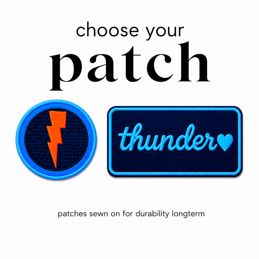 BUILD YOU OWN UNIQUE CUSTOM GAMEDAY CLEAR BAG WITH BOLT PATCH