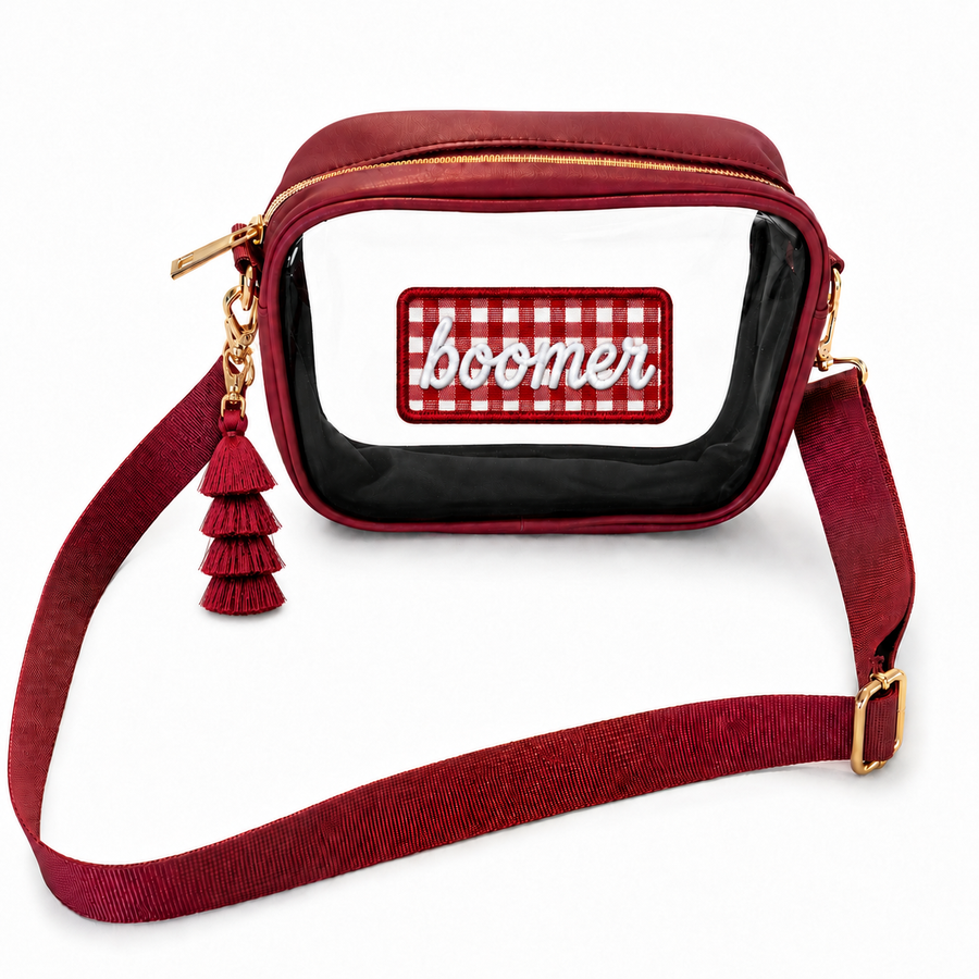 The Perfect Oklahoma Gameday Bag + Exclusive Patch - Gingham