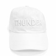 OKC Thunder Hat – White Dad Hat | Game Day Embroidered Baseball Hat | OKC Fan Gear | Spirit Accessories (Copy)