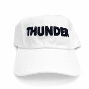 OKC Thunder Hat – White Dad Hat | Game Day Embroidered Baseball Hat | OKC Fan Gear | Spirit Accessories (Copy)