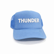 OKC Thunder Hat – Blue Trucker Hat | Game Day Embroidered Baseball Hat | OKC Fan Gear | Spirit Accessories