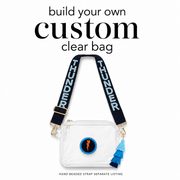 BUILD YOU OWN UNIQUE CUSTOM GAMEDAY CLEAR BAG WITH BOLT PATCH