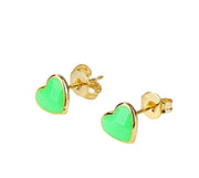 The Audrey Dainty & Delicate Heart Stud Earring