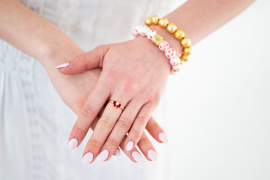 The Grace Gold Ball Bracelet - The Everyday Elevated Stacking Essential