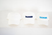 OKC Thunder Hat – White Dad Hat | Game Day Embroidered Baseball Hat | OKC Fan Gear | Spirit Accessories