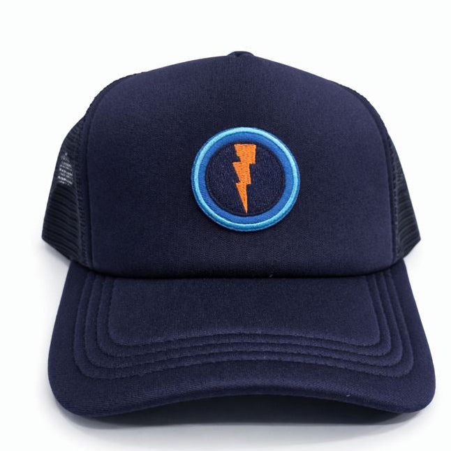 OKC Thunder Hat – White Trucker Hat | Game Day Embroidered Baseball Hat | OKC Fan Gear | Spirit Accessories (Copy)