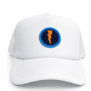 OKC Thunder Hat – White Trucker Hat | Game Day Embroidered Baseball Hat | OKC Fan Gear | Spirit Accessories (Copy)