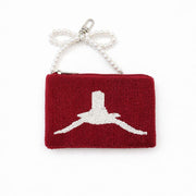 Handmade Beaded Pearl Gameday Custom Coin Purse | Bag for Clear Stadium Bags | Oklahoma Sooners | Boomer | 405 Local Original | OU I Beat Texas