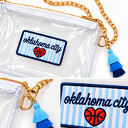 OKC Thunder Clear Bag with Exclusive Heart Patch