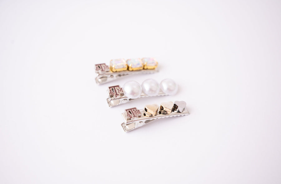 A&M- TX - Texas- Aggies Collegiate Hair Clip