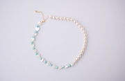 Miriam Shell Pearls and Shell Hearts Necklace