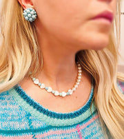 Miriam Shell Pearls and Shell Hearts Necklace