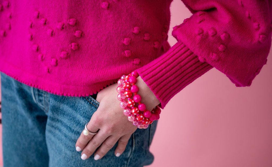 The I'm Crazy About You Valentine's Bracelet Stack