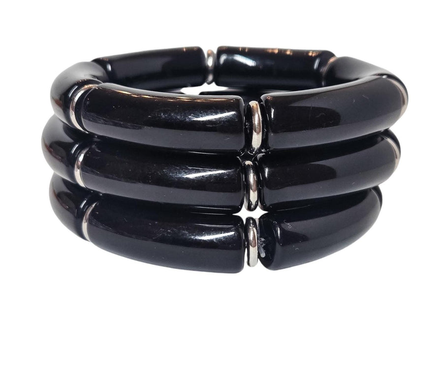 The Beverly Hills Chic Stack in Black & Gold or Silver