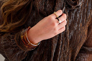 Ultimate Elevated Stretchy Stack in Let's Linger over Coffee Tortoise