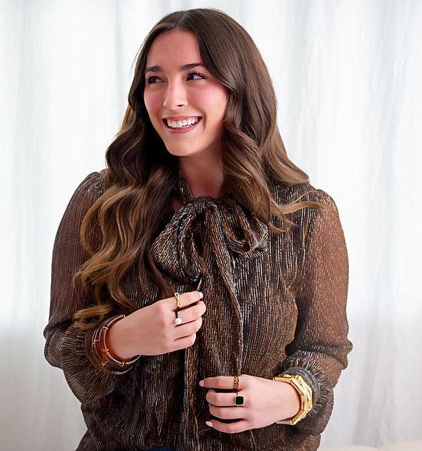 Ultimate Elevated Stretchy Stack in Let's Linger over Coffee Tortoise