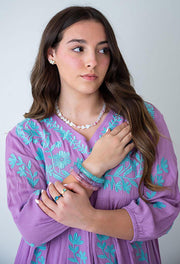 The White Faux Druzy Butterfly Dainty & Delicate Stud - Light Weight