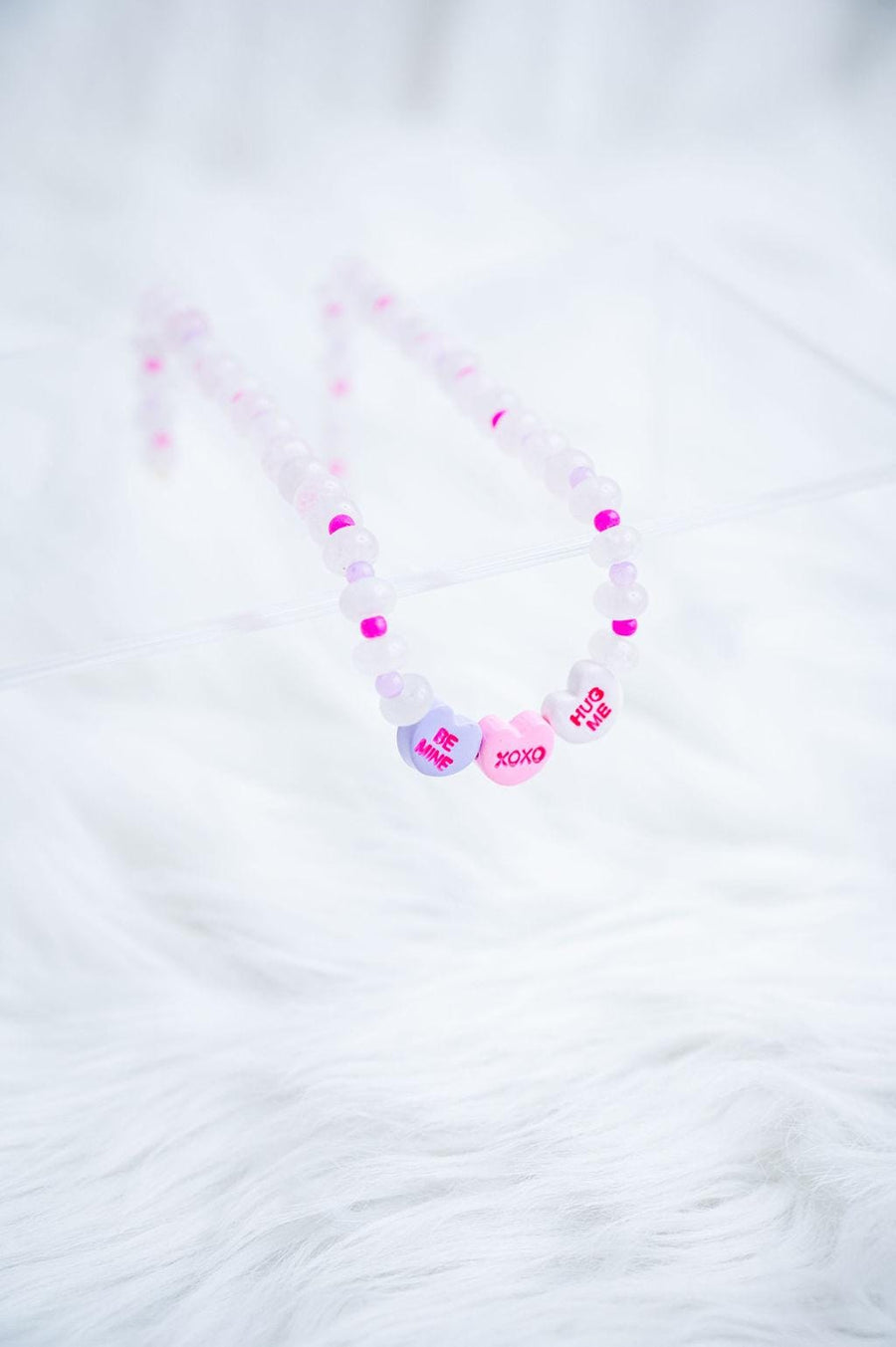 The Sweethearts Valentines Candy Shell Pearl Necklace