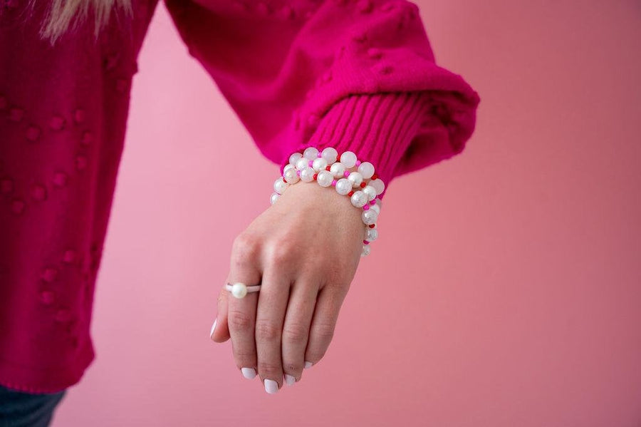 The Adoring my Darling Valentine's Bracelet Stack