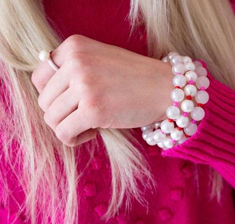 The Adoring my Darling Valentine's Bracelet Stack