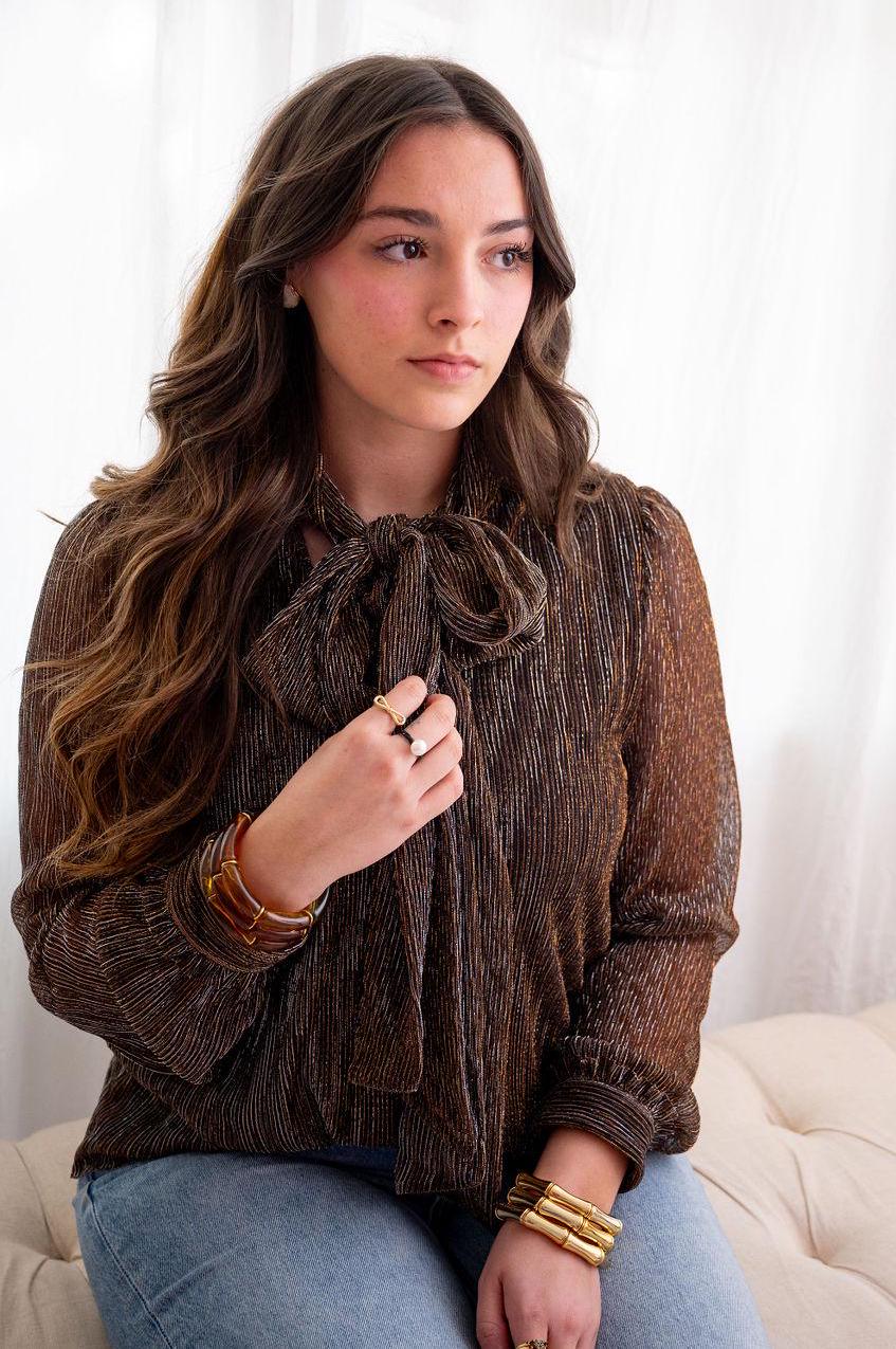 Ultimate Elevated Stretchy Stack in Let's Linger over Coffee Tortoise