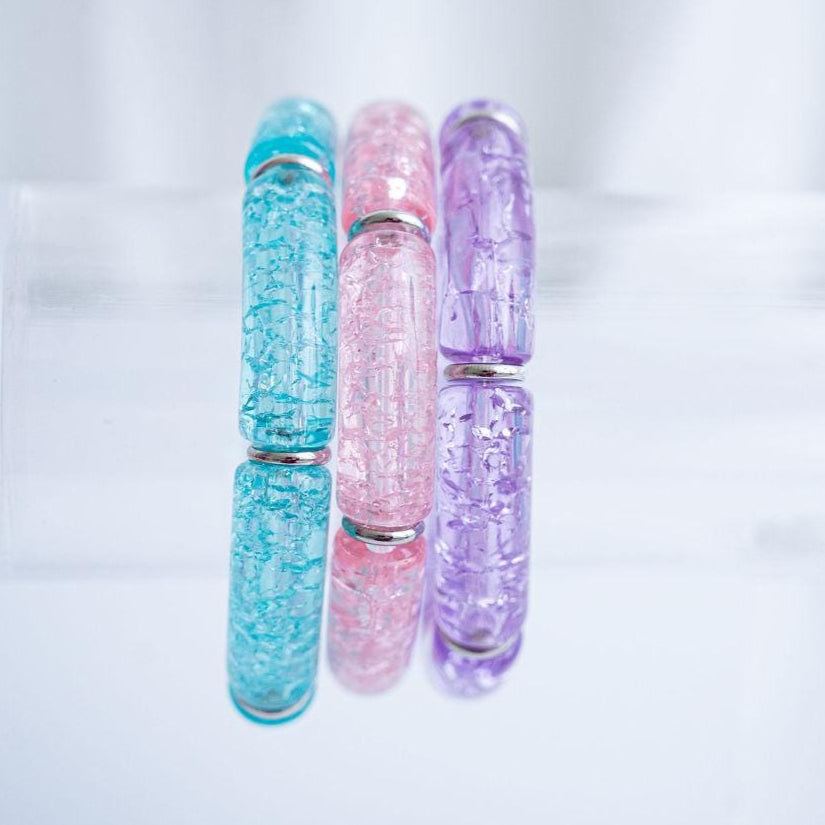 The Dream Catcher Crackle Stretchy Bracelet Stack