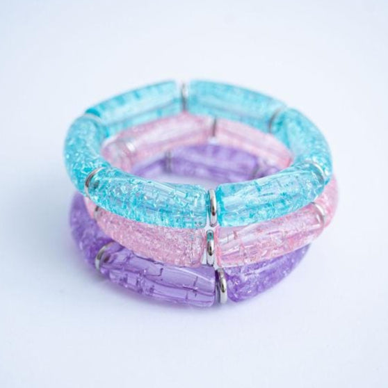 The Dream Catcher Crackle Stretchy Bracelet Stack