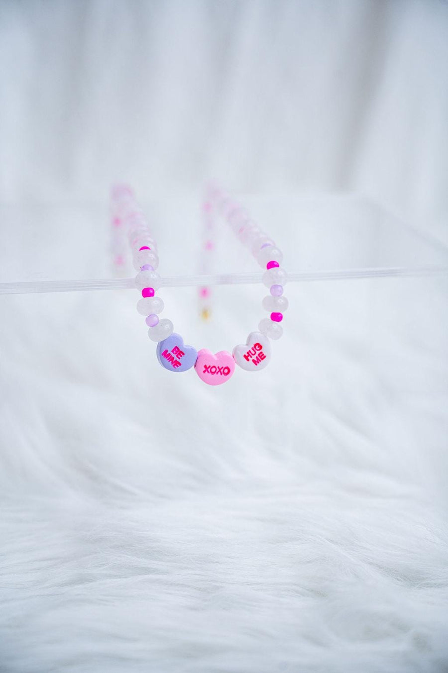 The Sweethearts Valentines Candy Shell Pearl Necklace