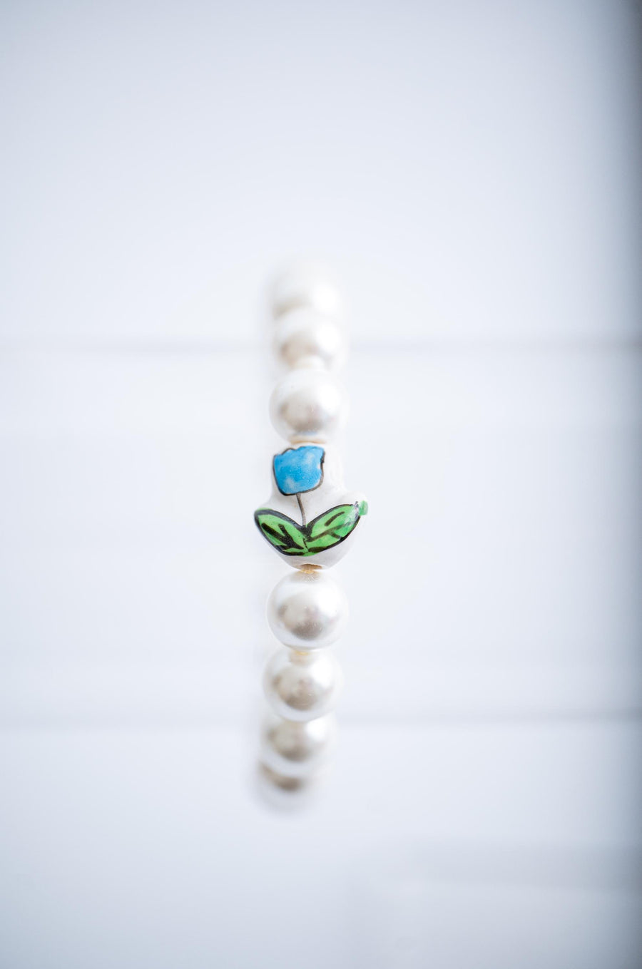 The Tulip Tea Time Stretchy Pearl Bracelet