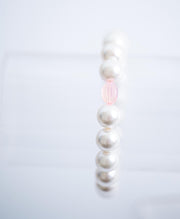 The Dancing on Dew Drops Opal & Pearl Stretchy Bracelet Stack