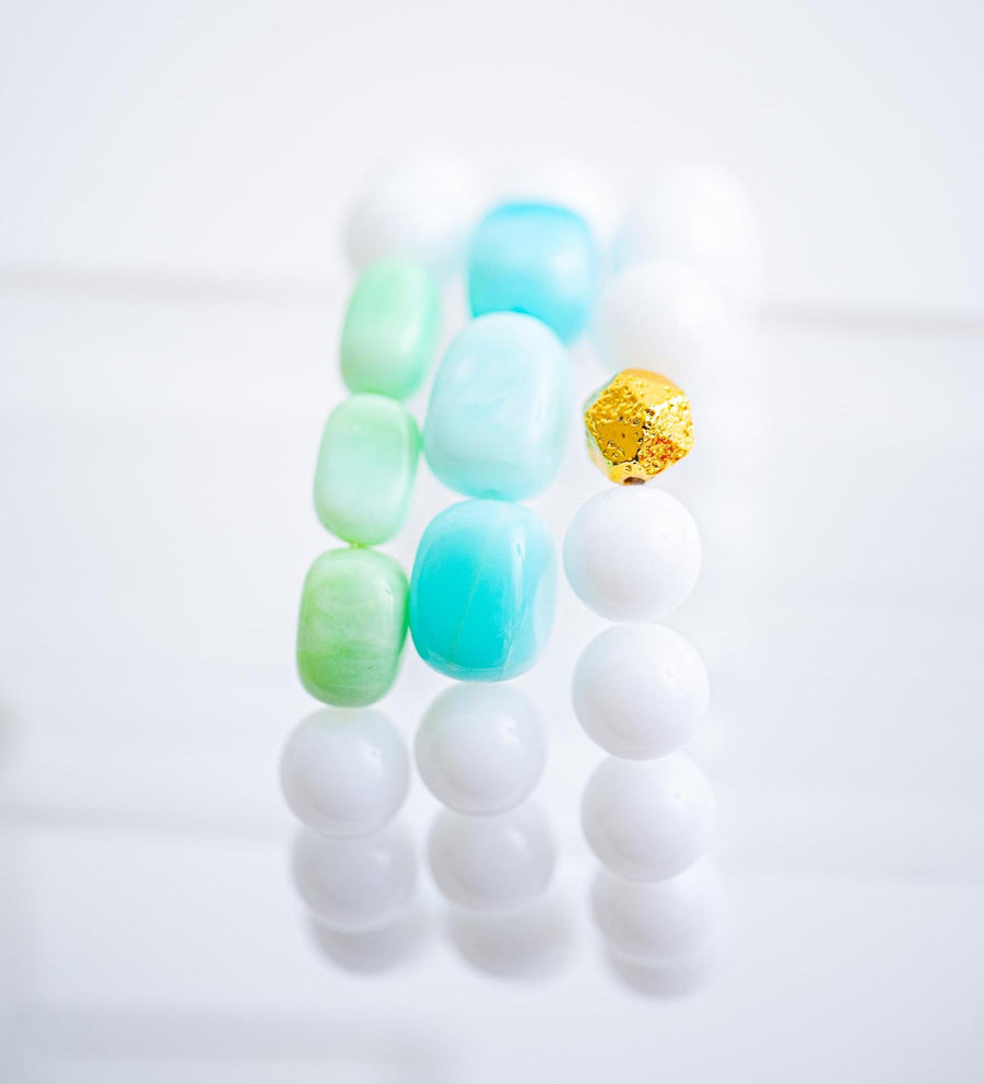 The Morning Mimosa Stretchy Bracelet Stack