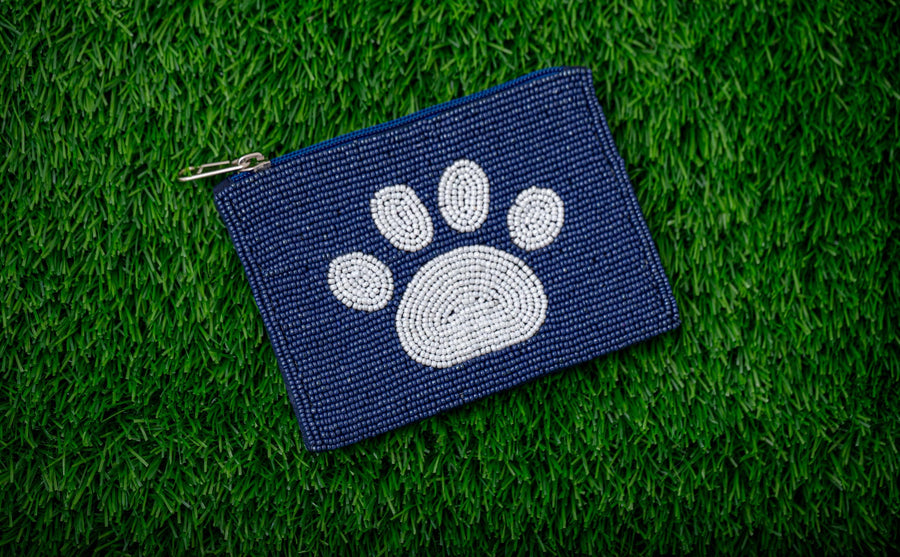 Edmond North Huskies Beaded Gameday Coin Purse
