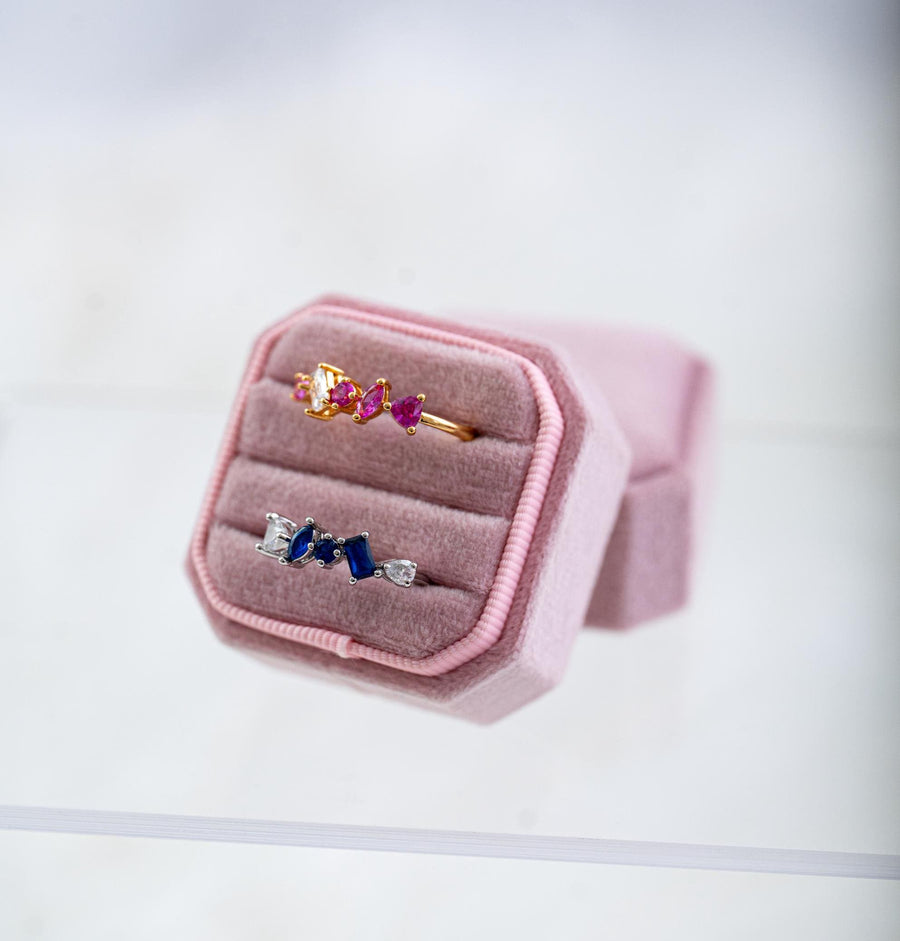 The Isla Dainty & Delicate Ring - Blue