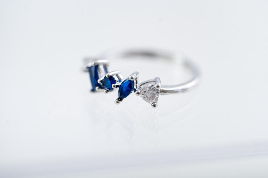 The Isla Dainty & Delicate Ring - Blue