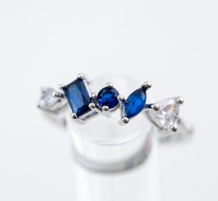 The Isla Dainty & Delicate Ring - Blue