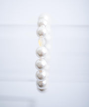 The Dancing on Dew Drops Opal & Pearl Stretchy Bracelet Stack