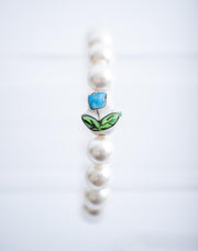 The Tulip Tea Time Stretchy Pearl Bracelet