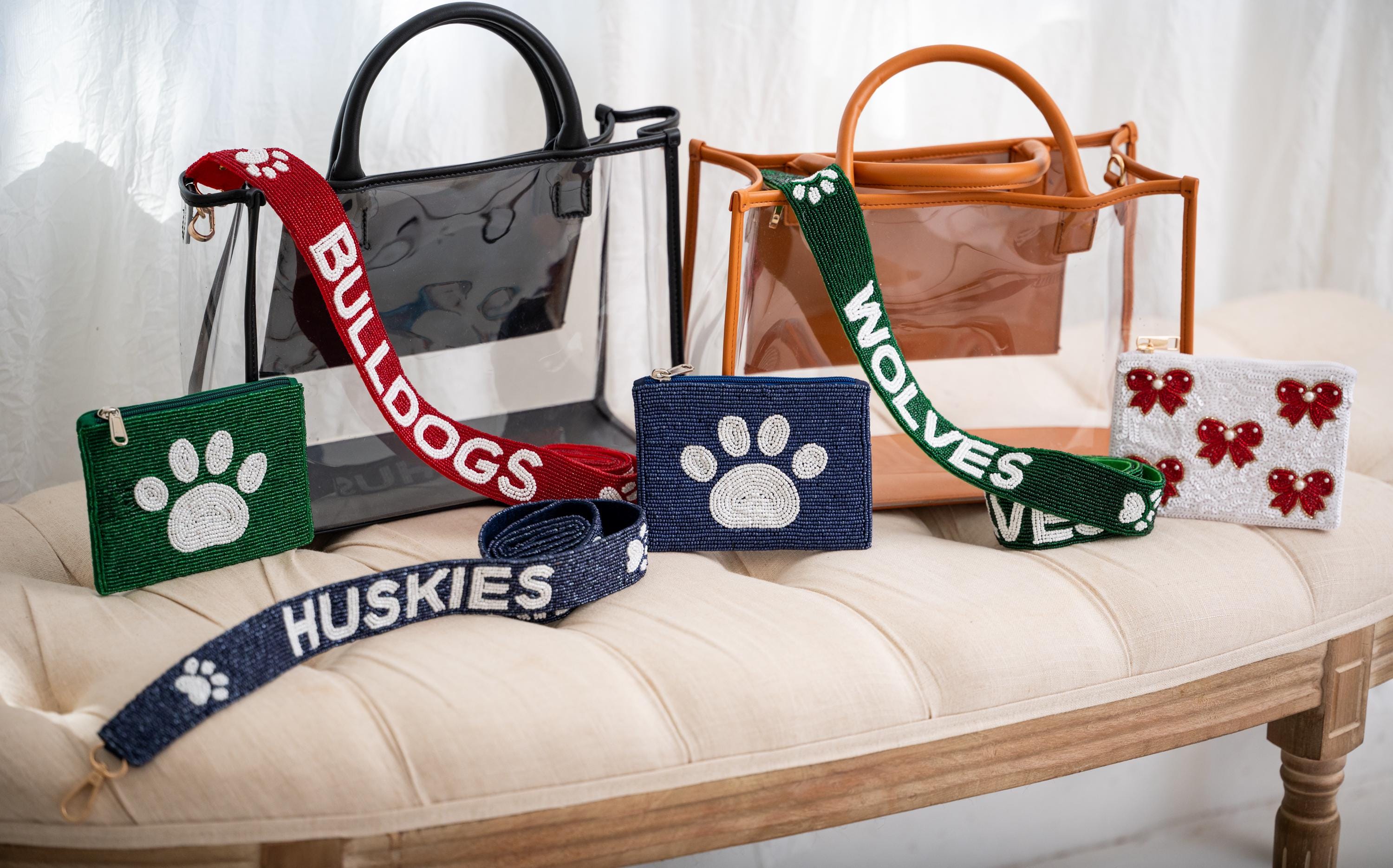 Edmond North School Gameday Purse Strap - Huskies