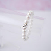 The Delicate Dreams Bow Pearl Bracelet
