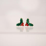 The Dainty Mistletoe Magic Christmas Holiday Earrings