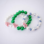 Under the Mistletoe Little Debbie Christmas Tree and Chinoiserie Stretchy Bracelet Stack
