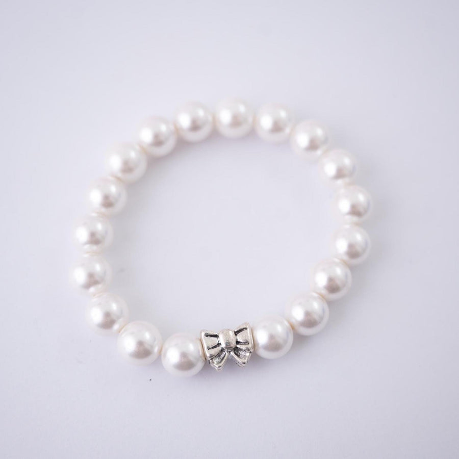 The Delicate Dreams Bow Pearl Bracelet