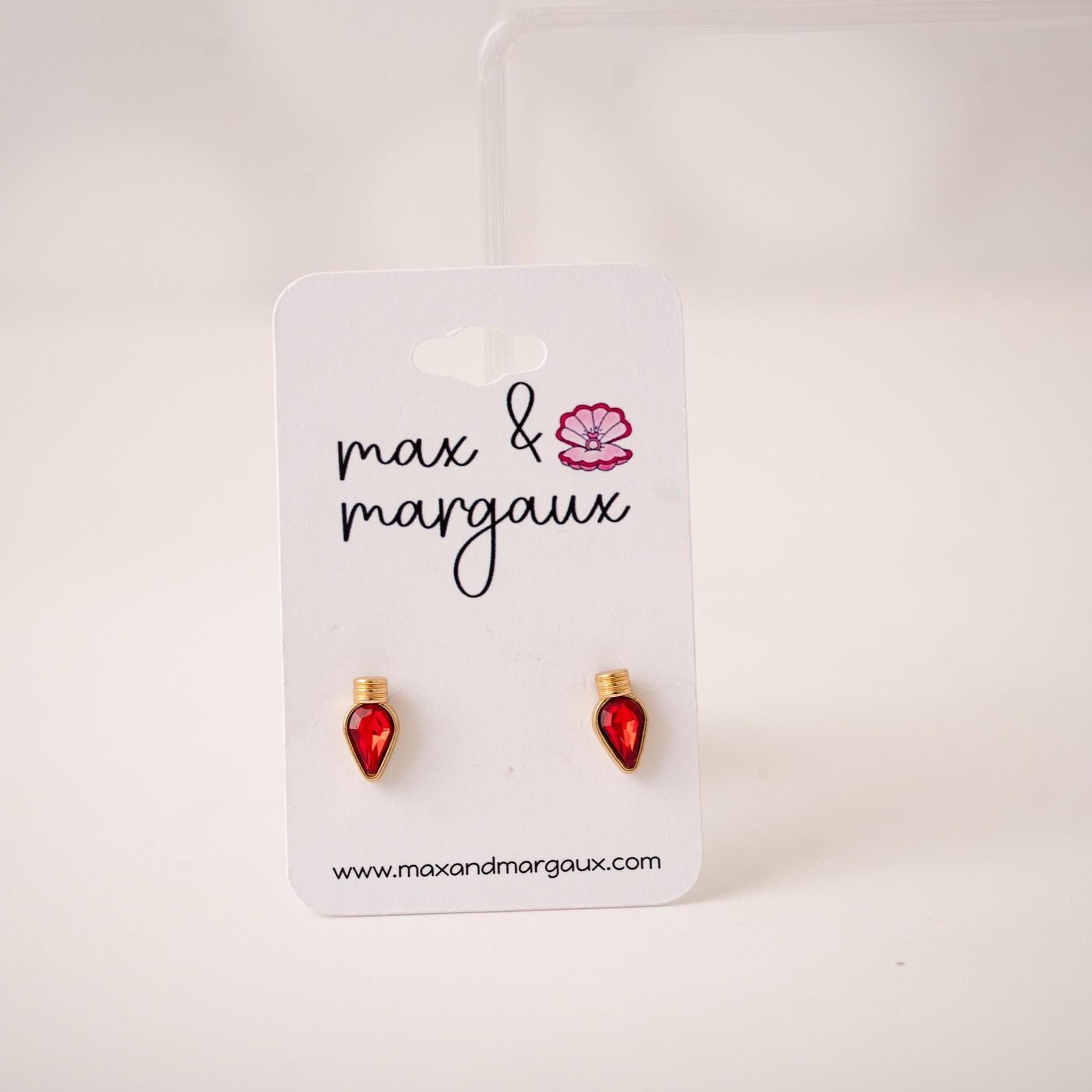 The Merry & Bright Lights - Dainty Christmas - Holiday Earrings