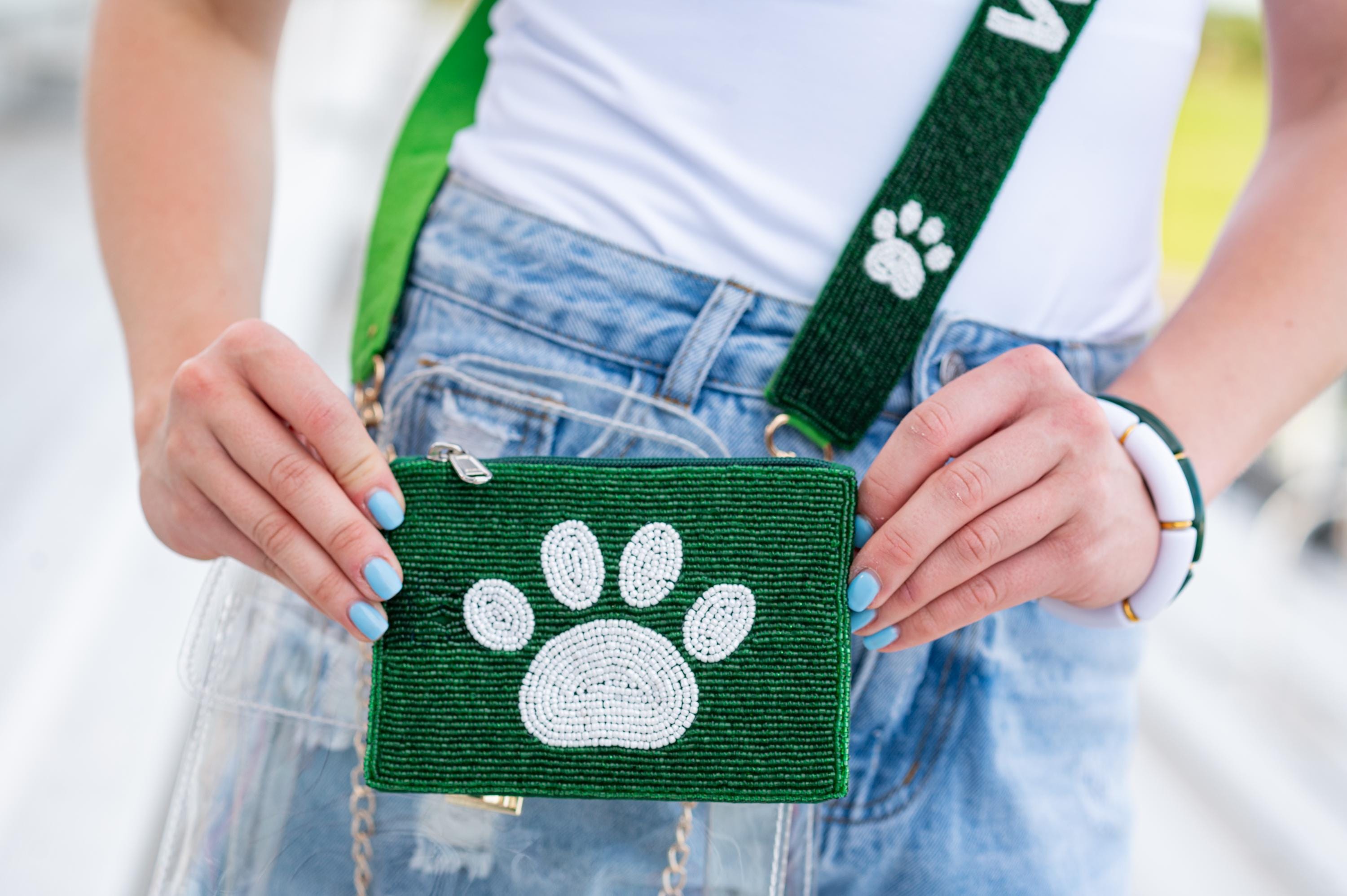 Edmond Santa Fe Wolves Beaded Gameday Coin Purse