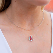 Under the Mistletoe Little Debbie Christmas Holiday Invisible Necklace
