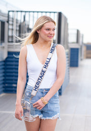 Heritage Hall School Gameday Purse Strap - Gold Hardware - Edmond Oklahoma City