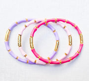 The Betty Bamboo Enamel Bracelet